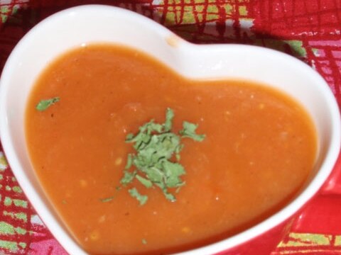 炊飯器de冷製トマトスープ